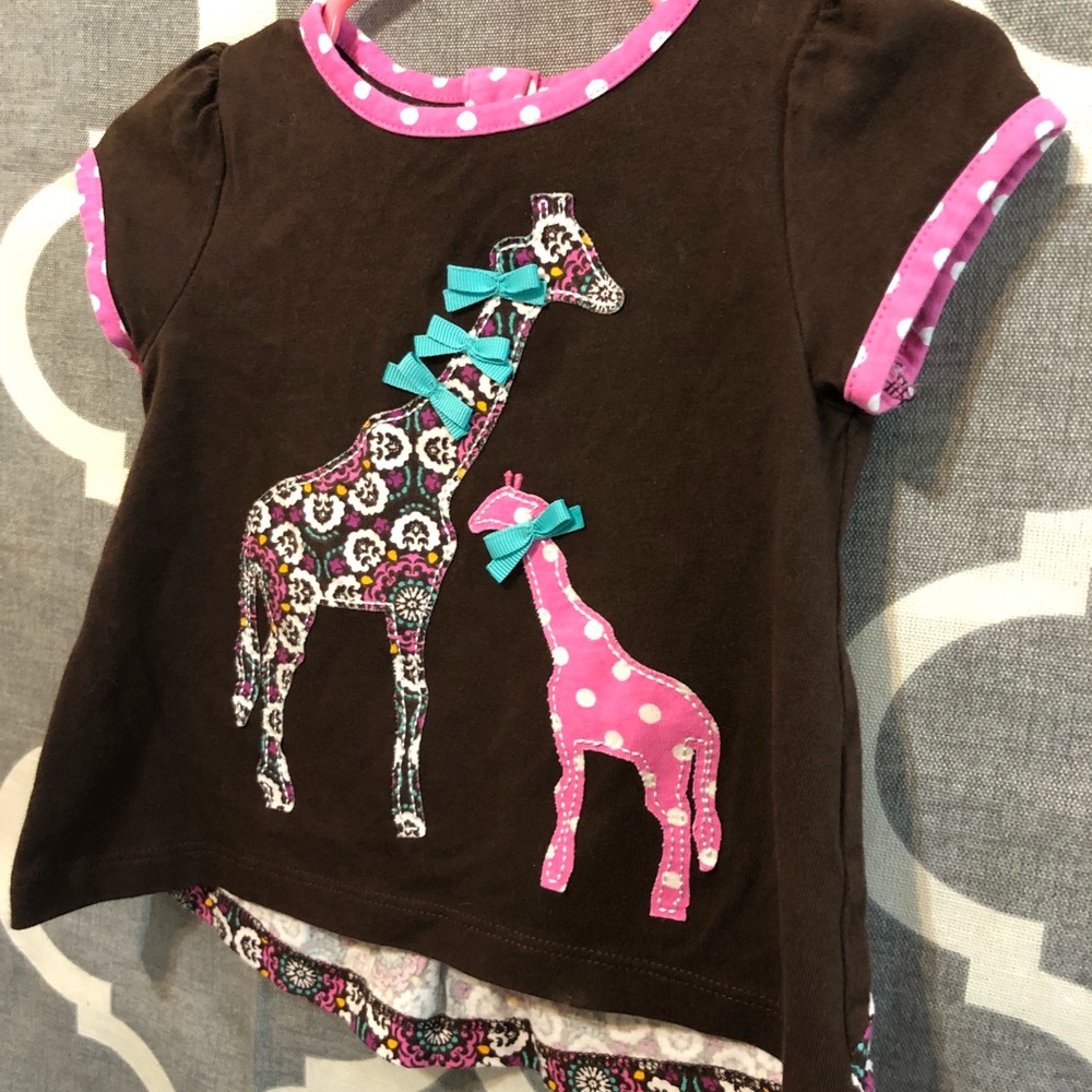 Giraffe Infant Shirt Set
